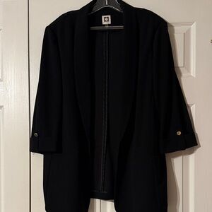 Anne Klein Black Women's Jacket